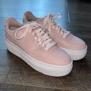 Nike Court Vision Alta Leather Platform Sneakers